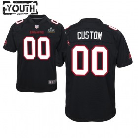 Maillot Tampa Bay Buccaneers Custom Nike Noir 2021 Super Bowl LV - Enfant